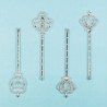 8 Mini Bacchette Magiche 10 cm