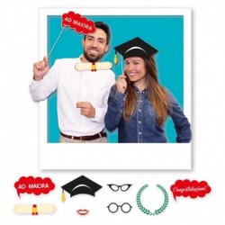 8 Photo Booth Laurea 20 cm