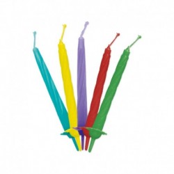 12 Candeline Multicolor 7 cm