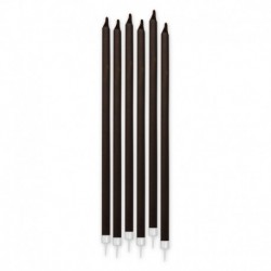 12 Candeline Matita Marrone 15 cm