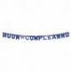Festone Compleanno Blu 250 cm