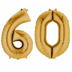 Set Palloni 60 Anni Oro 90 cm