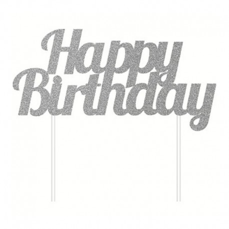 Deco Torta Happy Birthday 15x17 cm