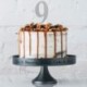 Deco Torta Numero 9 Argento 15 cm