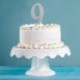 Deco Torta Numero 9 Argento 15 cm