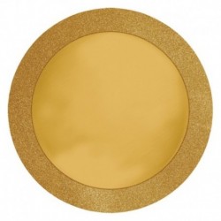 8 Sottopiatti Oro 36 cm