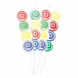 4 Candeline Lollipop 12 cm