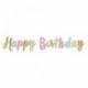 Festone Glitter Happy Birthday 365 cm