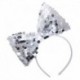 Cerchietto Fiocco Glamour Argento