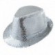 Cappello Borsalino Paillettes Argento