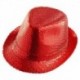 Cappello Borsalino Paillettes Rosso