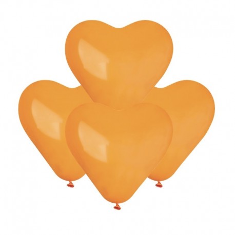 Palloncini Cuore Arancio 15 cm