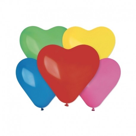 Palloncini Cuore Assortiti 15 cm