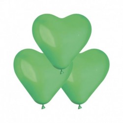 Palloncini Cuore Verde Prato 25 cm