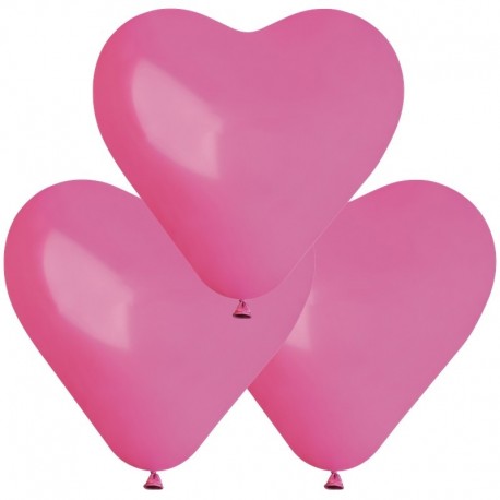 Palloncini Cuore Fucsia 40 cm - Balloon Planet