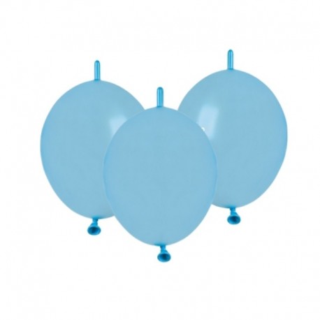 Palloncini Metallic Link Azzurri 12 cm