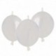 Palloncini Metallic Link Bianco 30 cm