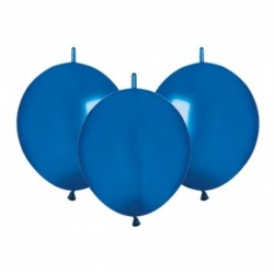 Palloncini Metallic Link Blu 30 cm