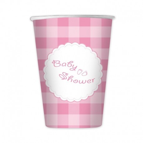 10 Bicchieri Carta Baby Shower 200 ml