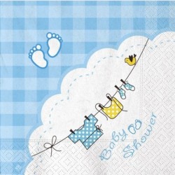 20 Tovaglioli Carta Baby Shower 33x33 cm