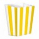 5 Contenitori Popcorn Gialli 9x13 cm
