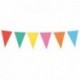 Festone Bandierine Multicolori 10 mt