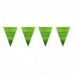 Festone Bandierine Verde Metal 6 mt