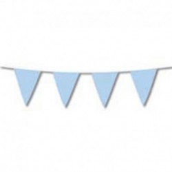 Festone Bandierine Azzurro 10 mt