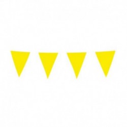 Festone Bandierine Giallo 10 mt