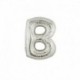 Pallone Lettera B Argento 20 cm