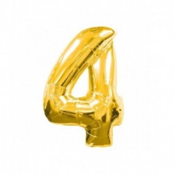 Pallone Numero 4 Oro 40 cm