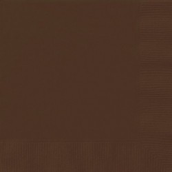 20 Tovaglioli Carta Marroni 33x33 cm