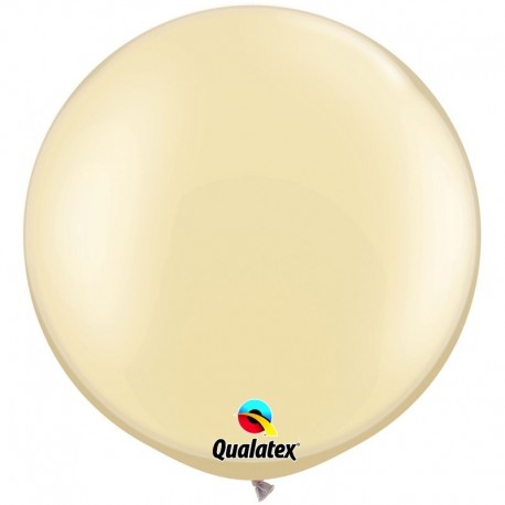 Pallone Qualatex Pearl Ivory 80 cm