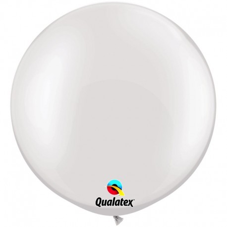 Pallone Qualatex Pearl White 80 cm