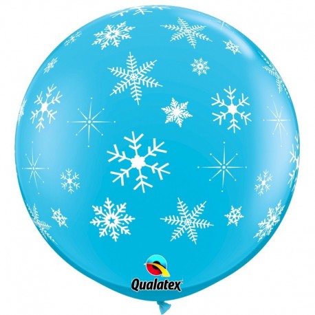 Pallone Fiocchi di Neve 80 cm