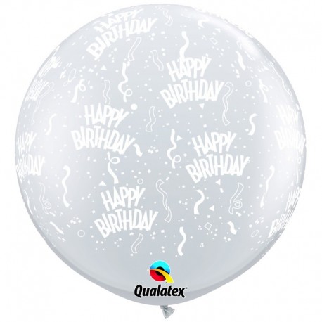 Pallone Happy Birthday 80 cm