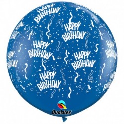 Pallone Happy Birthday 80 cm