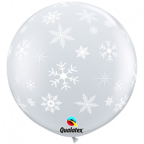 Pallone Fiocchi di Neve 80 cm