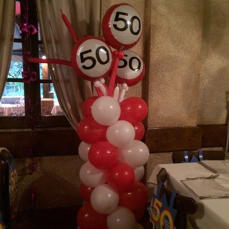 Decorazione Compleanno 50 Anni - Balloon Planet