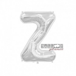 Pallone Lettera Z Argento 40 cm