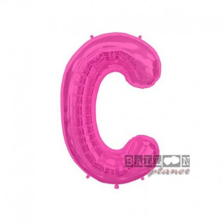 Pallone Lettera C Fucsia 40 cm