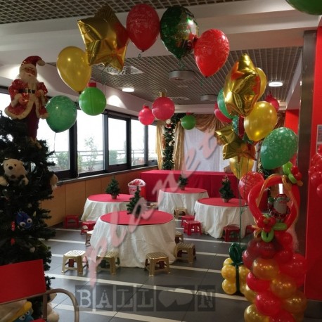 Decorazione Stars Gold e Red