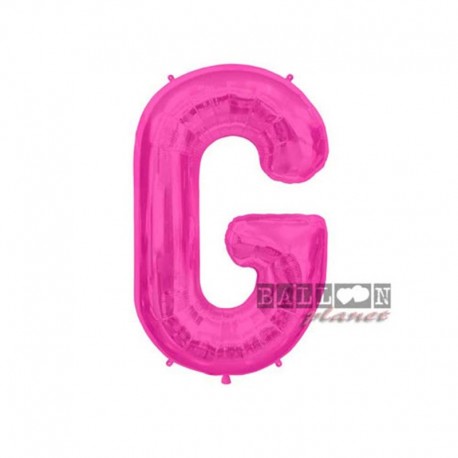 Pallone Lettera G Fucsia 40 cm