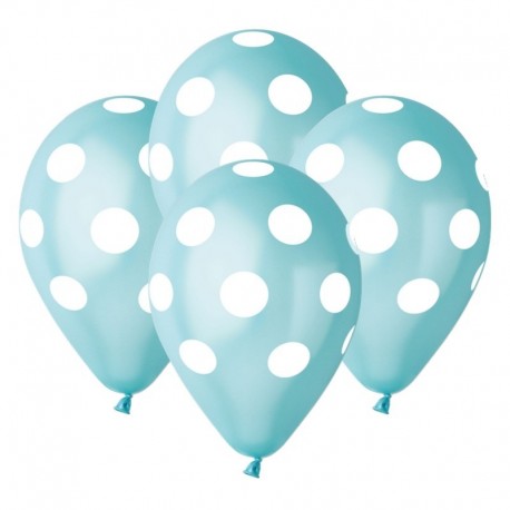 Palloncini Pois Tiffany 30 cm