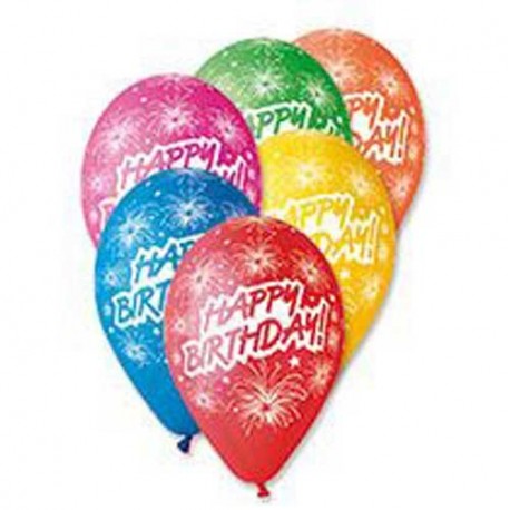 Palloncini Happy Birthday 30 cm