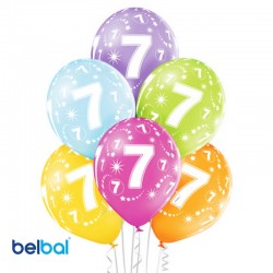 Palloncini Settimo Compleanno 30 cm