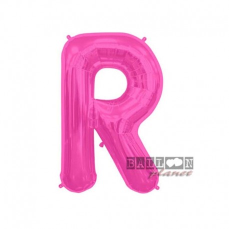 Pallone Lettera R Fucsia 40 cm