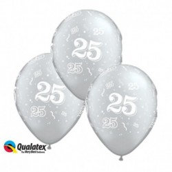 Palloncini 25 Anniversario 30 cm