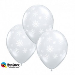 Palloncini Fiocchi Neve 30 cm