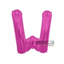 Pallone Lettera W Fucsia 40 cm